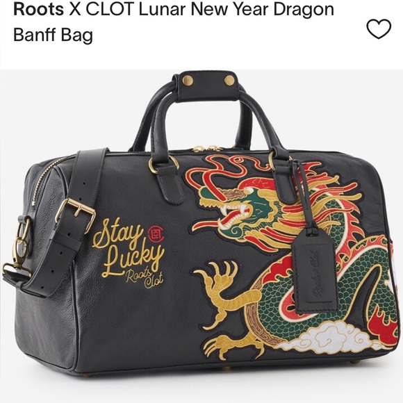 Roots Handbags - Roots x CLOT Lunar New Year Dragon Banff Bag
